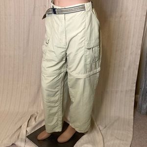 LL Bean zip away cargo pant